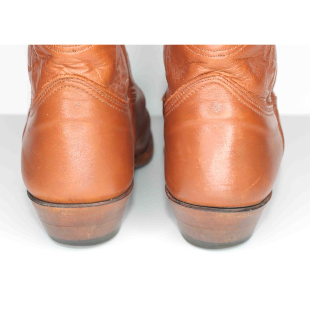 Nocona Brown Leather Western Cowboy Boot 7529 Womens Size 8 1/2‎ D - Picture 9 of 16